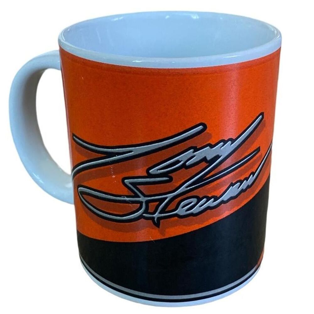 Nascar Orange and White Dinnerware